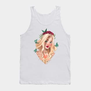 Butterfly Girl Tank Top